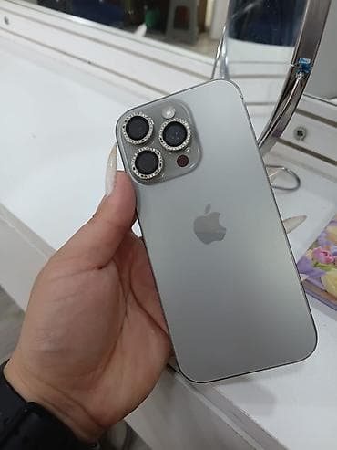 ayfon 12 min: IPhone 16 Pro, 256 GB, Gümüşü, Face ID — 2
