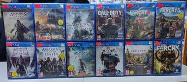Playstation 4 üçün oyun diskləri. Tam yeni, bağlamada. PlayStation 5