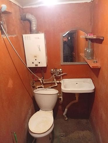 binəqədi evləri: 2 otaqlı həyət evi - Plan: 2 otaq + mətbəx küncü, sanitar qovşaq — 2