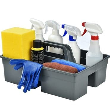 net təmizləyici vasitə: Daxili və xarici təmizlik üçün nəzərdə tutulmuş boz rəngli plastik — 1