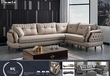 cay evi icare: Damla mebel – Riç künc divanı Fabrik istehsalı mebellərin topdan — 1