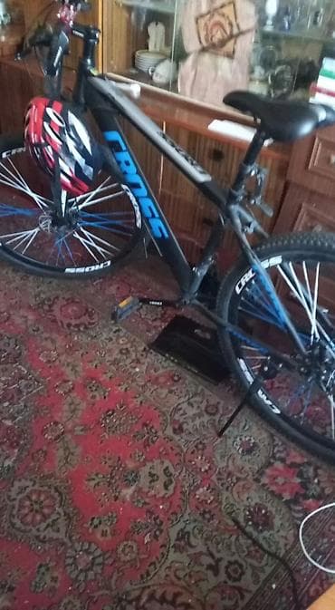 velosiped ural: CRUSS brendli MTB velosiped - Çərçivə: yüngül alaşımlı, mat qara-boz — 2