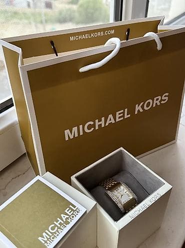 telifon saat: Yeni, Qol saatı, Michael Kors, rəng - Qızılı — 1