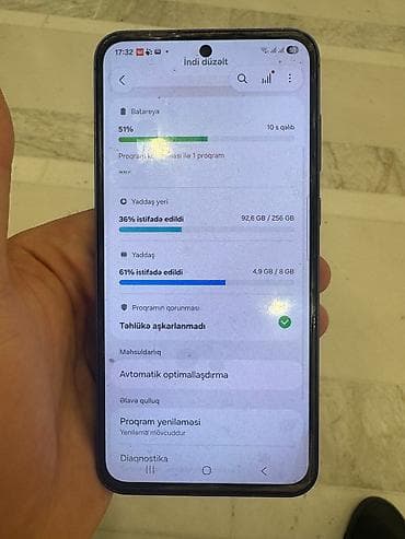 mini prosessor: Samsung Galaxy A55 5G, 256 GB, rəng - Mavi — 6