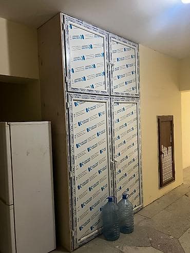 Plastik (PVC) və metal profil kombinasiyalı balkon/eyvan və giriş