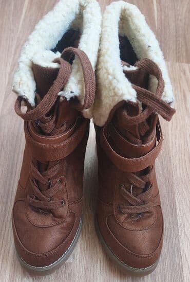 brend qadin ayaqqabilari: Ölçü: 37, rəng - Qəhvəyi, Yeni — 1