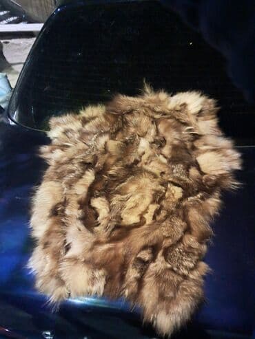 dəri parca: Təbii tükdən hazırlanmış kürk parçası / naxışlı kürk dəri - Material — 1