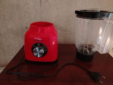 sokany sk 3377: SOKANY blender - Rəng: qırmızı gövdə, şəffaf qaba və qara qapaq - — 2