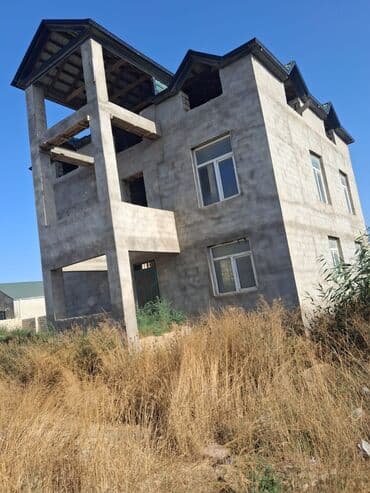 ilkin ödənişsiz evlər 2023: 3 mərtəbəli fərdi yaşayış evi – karkas və divarlar tamamlanıb, dam — 6