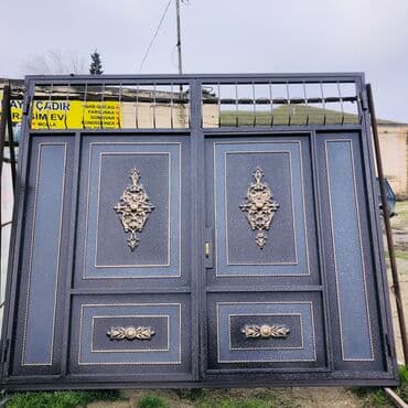 darvazalar satilir: Eni-3 Hündürlük-2.60 Bayıra Açılan.List2.5,Profil 40/40,Çerçive-8lik — 2