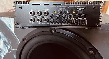 Avtomobil üçün audio sistemi – Kenwood subwoofer + Avatar ABR-1000.5 — 3