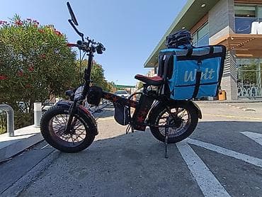 Elektrik nəqliyyatı: Elektrik velosipedi – yük/çatdırılma üçün tam təchizatlı “fat-tire” — 1