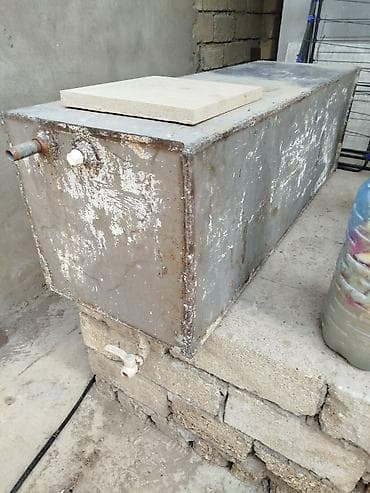 seyfler: Metal su çəni / qızdırıcı bak - Material: qalın divarlı metal — 3