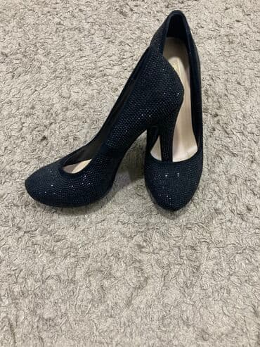 qara mokasinlər: Tuflilər, Ölçü: 38, rəng - Qara, İşlənmiş — 2