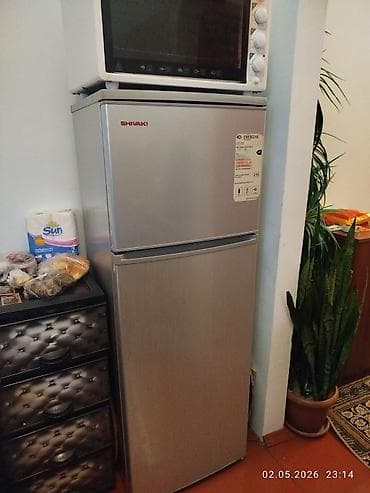 yemek termuzu: 2 qapılı Shivaki Soyuducu Satılır, rəng - Gümüşü — 2