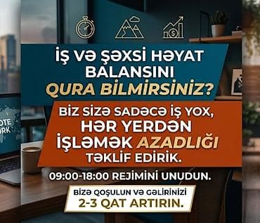 iş axdarram: Onlayn gəlir imkanları – BİZİM İŞ SATIŞ DEYİL .BİZNESDİ. - — 1