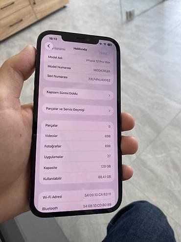 iphone 13 pr: IPhone 12 Pro Max, 128 GB, Graphite — 5
