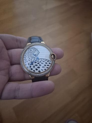 gun eynəyi: Qol saatı, Cartier, rəng - Qızılı — 2