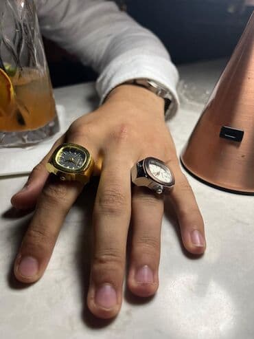 механические часы в баку: Kişilər üçün qutulu dizaynlı halqa-saatlar (ring watch) – 2 model: - — 11