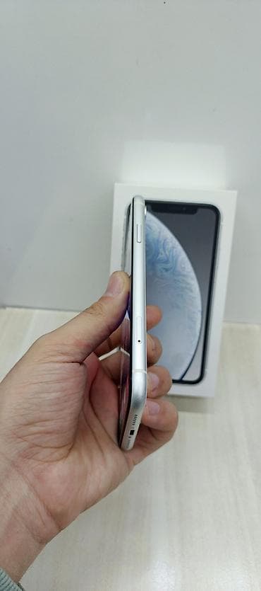 iphone x ekran: IPhone Xr, 256 GB, Ağ, Face ID — 4