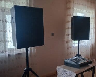 Səs avadanlığı dəsti - 2 ədəd passiv akustik kolonka – möhkəm korpus