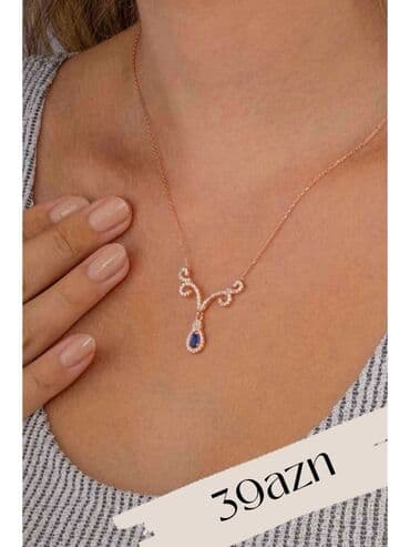 Hummer: Zərif dizaynlı qadın boyunbağıları - Qardan çiçəyi formalı asma — 2