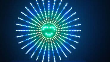 rengli lampalar: Электронный - танцесветильник, светодиодный спектр. Диаметр диска 20 — 9