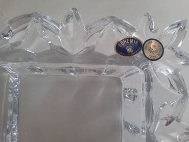 original cobalt: Tort və şiriniyyat qabı, Xrustal, Çexiya — 3