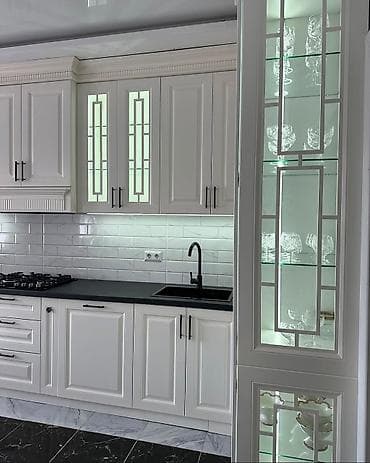 kombi ehtiyyat: Sifarişlə mətbəx dəsti, Özü çəkən petlələr, Mat laminat, Kredit yoxdur, Pulsuz çatdırılma — 3