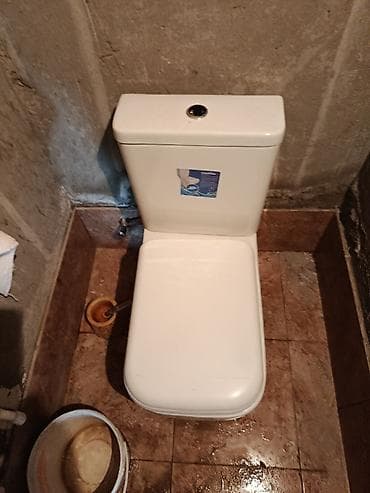 şu çeni: Unitaz – kombinə olunmuş rezervuarla - Ağ keramika, monoblok tip — 1