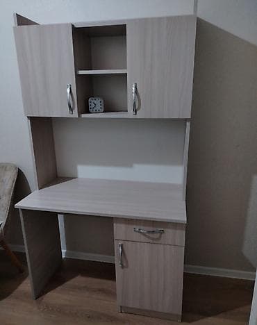 ofis kreslosu satilir: Düz masa, Polkalı, Siyirməli, Türkiyə, Sadə laminat — 2