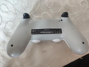 ps3 oyun disk: Sony PlayStation DualShock 4 simsiz oyun idarəetmə pultu (Ağ rəng) - — 6