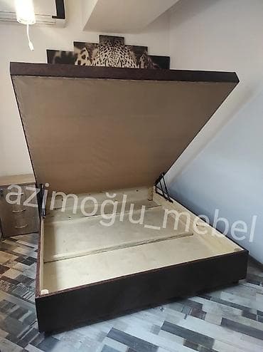 адр бишкек: Двуспальная кровать, С подъемным механизмом, Бесплатный матрас, Без выдвижных ящиков, Азербайджан, Дерево — 2