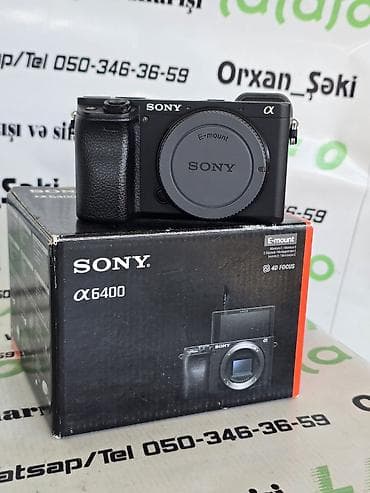 Sony Alpha a6400 Gəlmədir Azərbaycanda istifadə olunmayıb. Video və