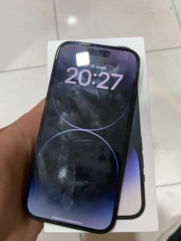 xiaomi ehtiyat hisseleri: IPhone 14 Pro, 128 GB, Qara, Qırıq — 1