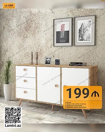 KOMOD – LA MINI - Dizayn: Skandinaviya üslubunda, ağ ön panellər və — 1