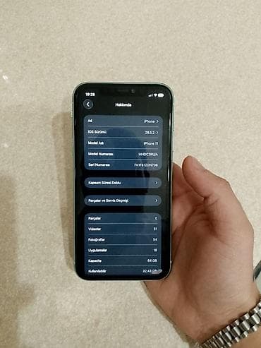 apple macbook: IPhone 11, 64 GB, Yaşıl, Zəmanət, Barmaq izi, Simsiz şarj — 2
