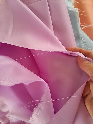 bamboo tekstil: Məhsul: Rəngli astarlıq/parça dəsti Təsvir: - Yumşaq toxumalı, nazik — 5