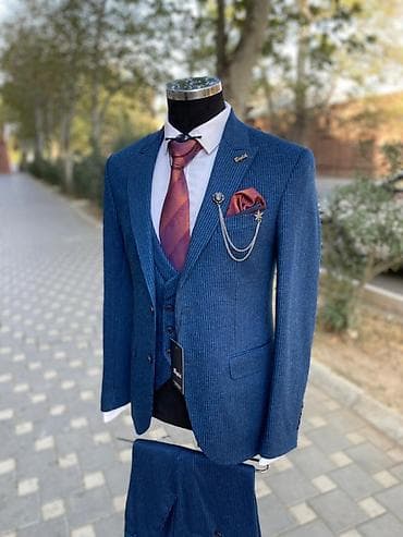 kostyum modelleri: Şık kişi kostyum dəsti - Model: 3 parçalı klassik kostyum – pencək — 10