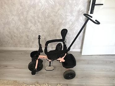 Uşaq velosipedləri: Uşaq üçtəkərli velosipedi – itələmə tutacağı və təhlükəsizlik kəməri — 2