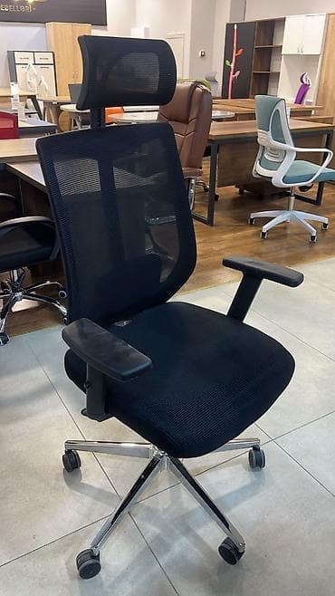 mebel materialı: Yeni, Təkərli, Qolları tənzimlənmir, Süni dəri — 10