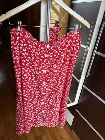 женские юбки в горошек: Qadın geyimləri dəsti 1) Qara-ağ çiçək naxışlı ətək - Rəng: krem fon — 7