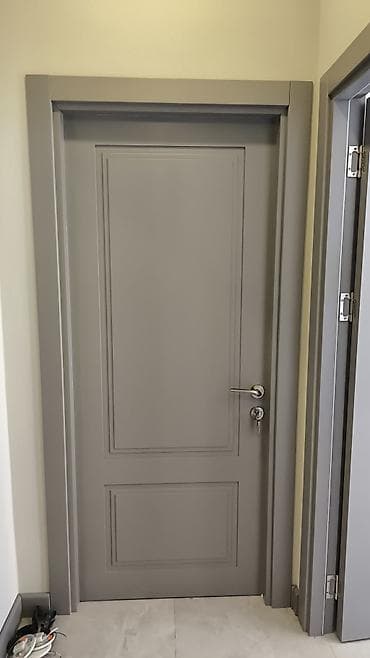 Yeni interyer qapısı - Rəng: Boz (mat effektli) - Stil lalafo.az -da Yeni interyer qapısı - Rəng: Boz (mat effektli) - Stil