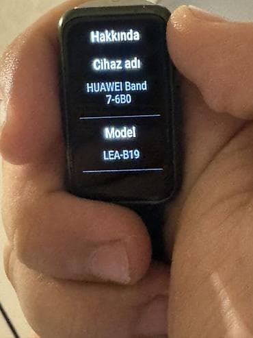 İşlənmiş, Smart qolbaq, Huawei, Suya davamlı, rəng - Yaşıl