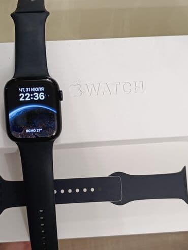 Kompüter, noutbuk və planşetlər: Smart saat, Apple, Sensor ekran, rəng - Qara — 4