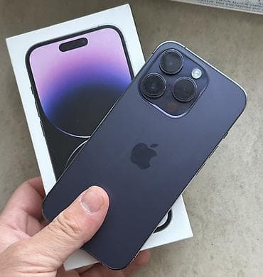 iphone 14pro mex telefon: IPhone 14 Pro, 128 GB, Deep Purple — 4