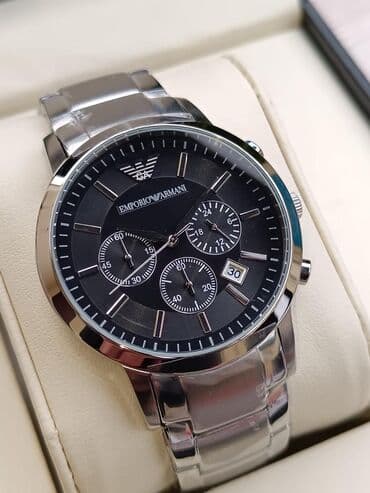 emporio armani saat: Yeni, Qol saatı, Emporio Armani, rəng - Qara — 1