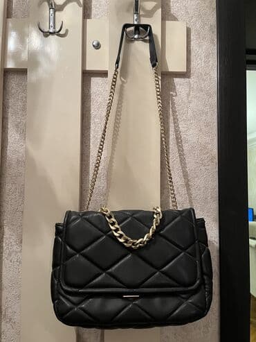 сумка на плечо: Çiyin çantası, Mango, İşlənmiş — 4