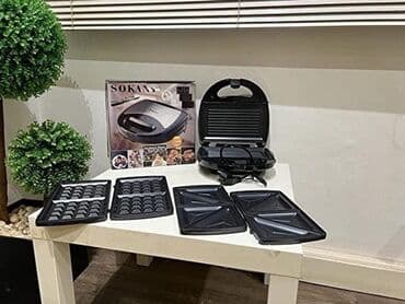 sendviç panellərin qiyməti: Тостер цвет - Черный, Новый, Бесплатная доставка — 1