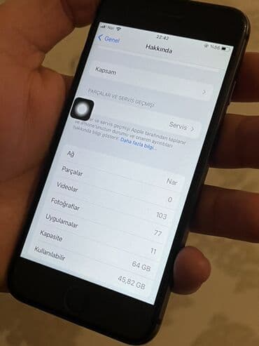 iphone 8 plus kabro: IPhone 8, 64 GB, Qara, Barmaq izi — 3